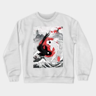 Japanese Koi Fish yingyang Crewneck Sweatshirt